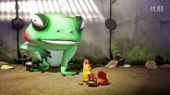 网红青蛙人偶搞笑吃瓜,萌态百出引网友爆笑